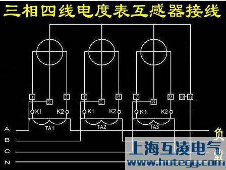 sdh-0.66三相四線電度表接線